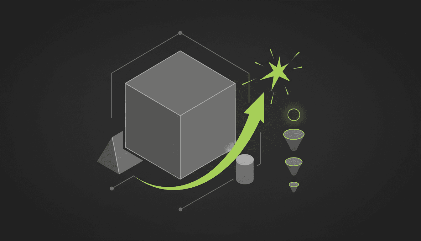 Abstract illustration for the article "Shopify Performance & Conversions for DTC Brands"